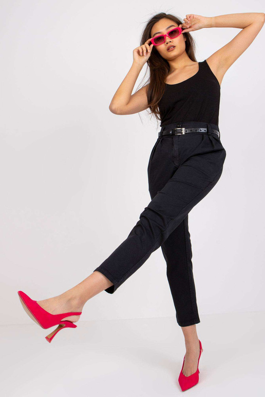 Černé kalhoty Regine