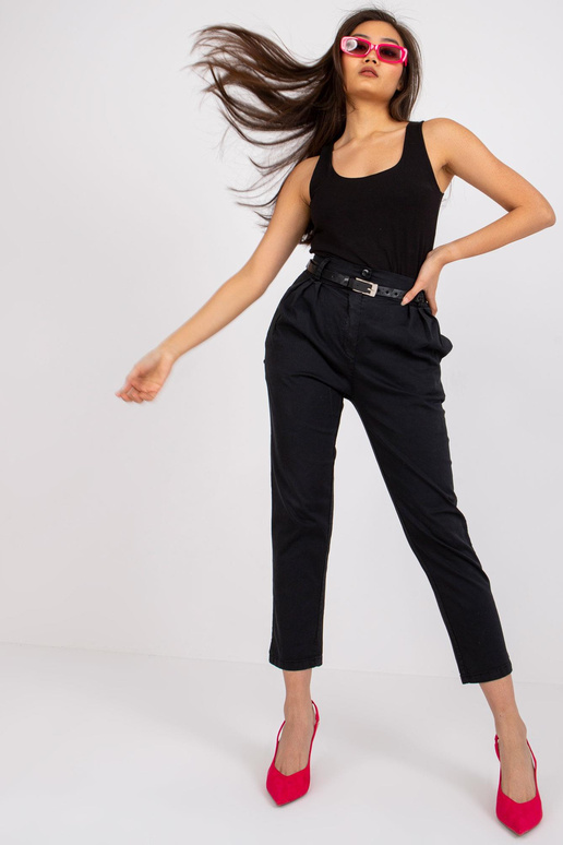 Černé kalhoty Regine