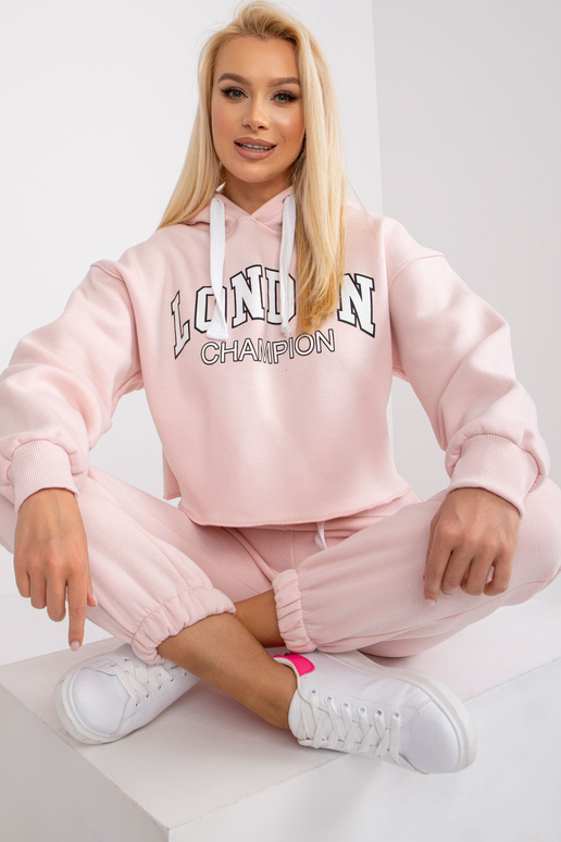 Dámská světle růžová mikina set Laraina
