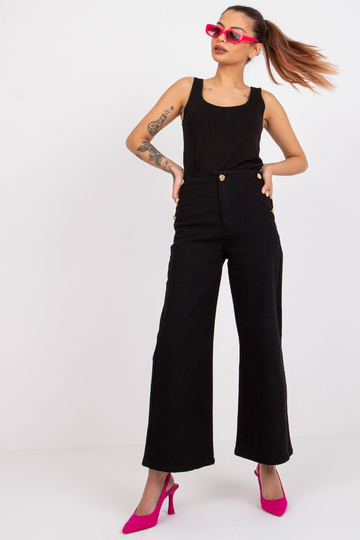 Černé džínové kalhoty s... 2