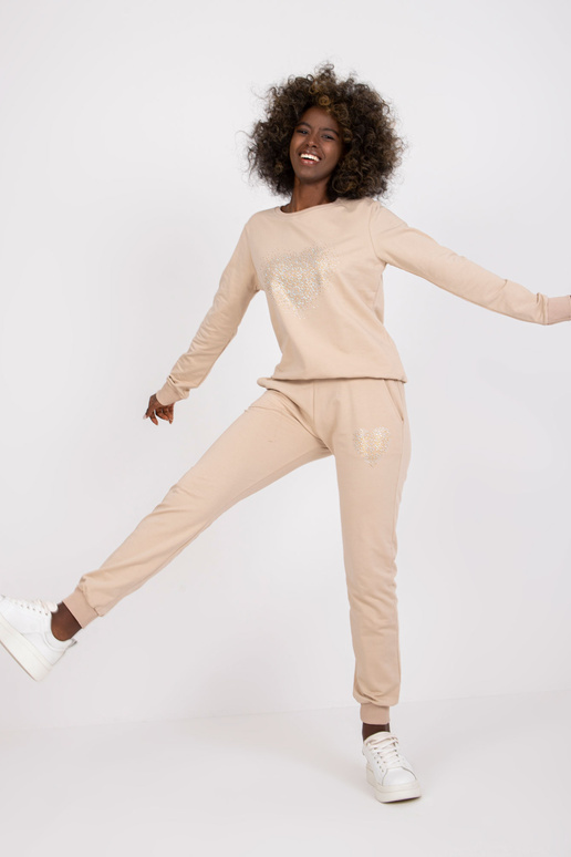 Lali Béžová bavlněná ležérní...