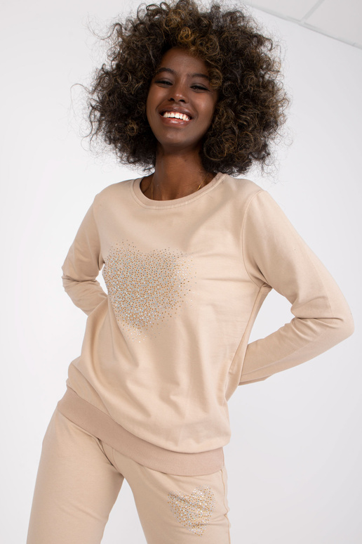 Lali Béžová bavlněná ležérní...