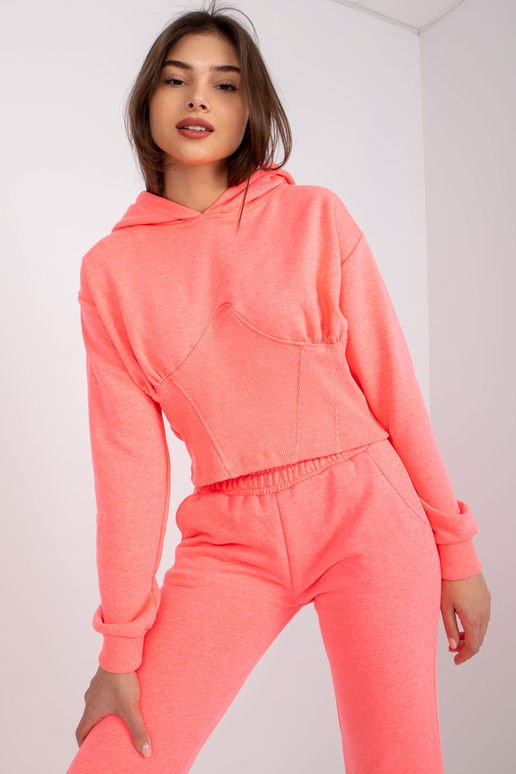 Fluo růžová bavlněná tepláková...