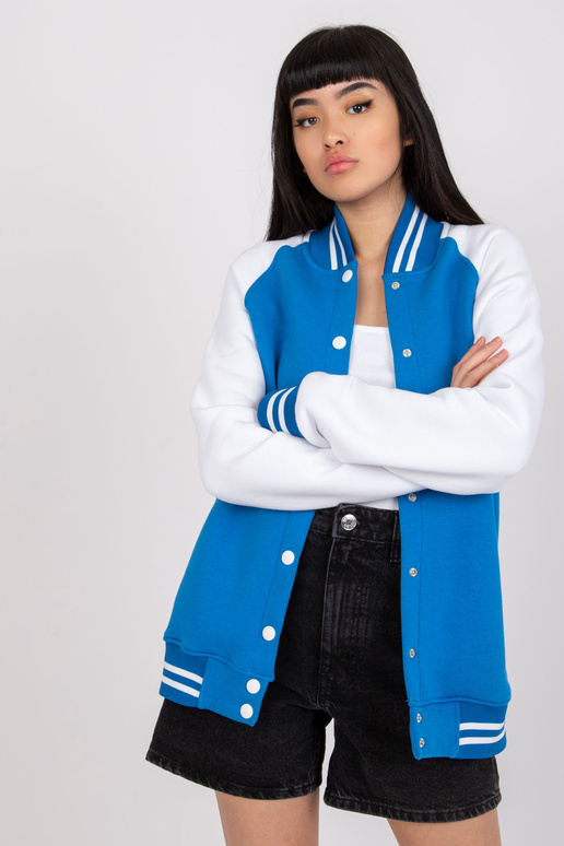 Tmavě modrobílá bomber mikina Porto... Tmavě modrobílá bomber mikina Porto...