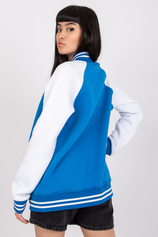 Tmavě modrobílá bomber mikina Porto... Tmavě modrobílá bomber mikina Porto...