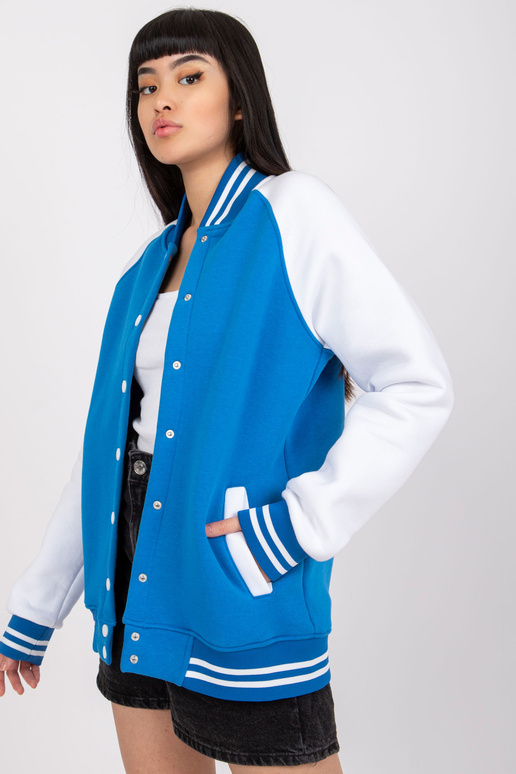 Tmavě modrobílá bomber mikina Porto... Tmavě modrobílá bomber mikina Porto...