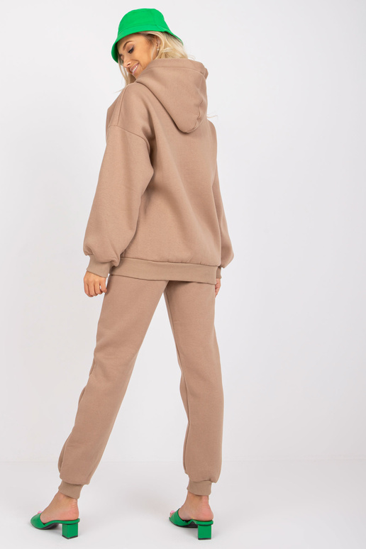 Tmavě béžová oversize tepláková... Tmavě béžová oversize tepláková...