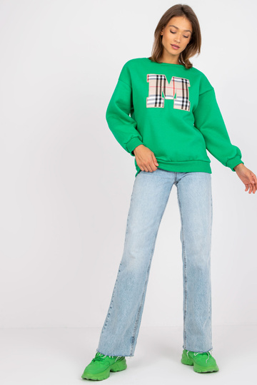 Zelená bavlněná mikina Elise 2