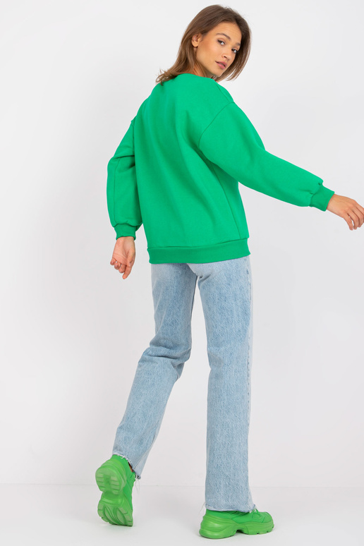 Zelená bavlněná mikina Elise