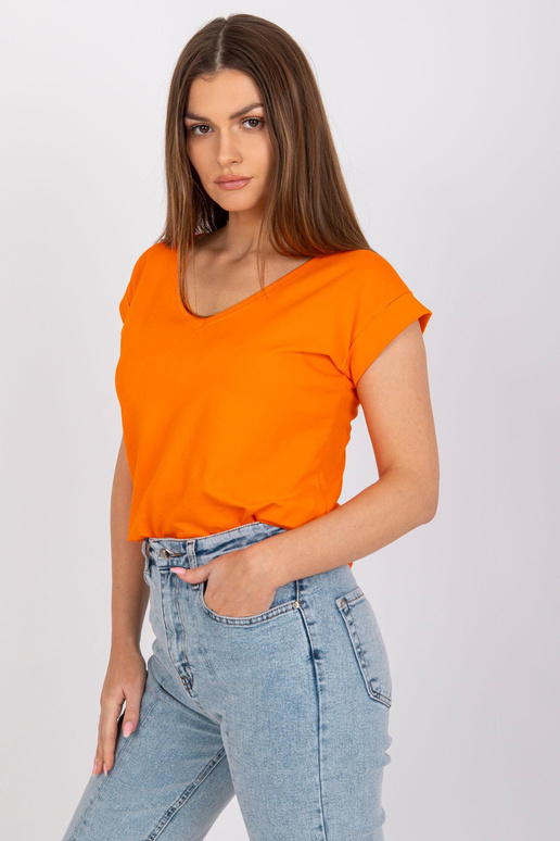 Oranžové tričko basic Atlanta RUE PARIS
