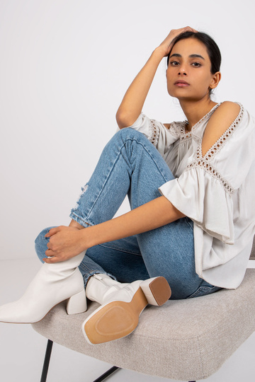 Béžová halenka s viskózou... 2