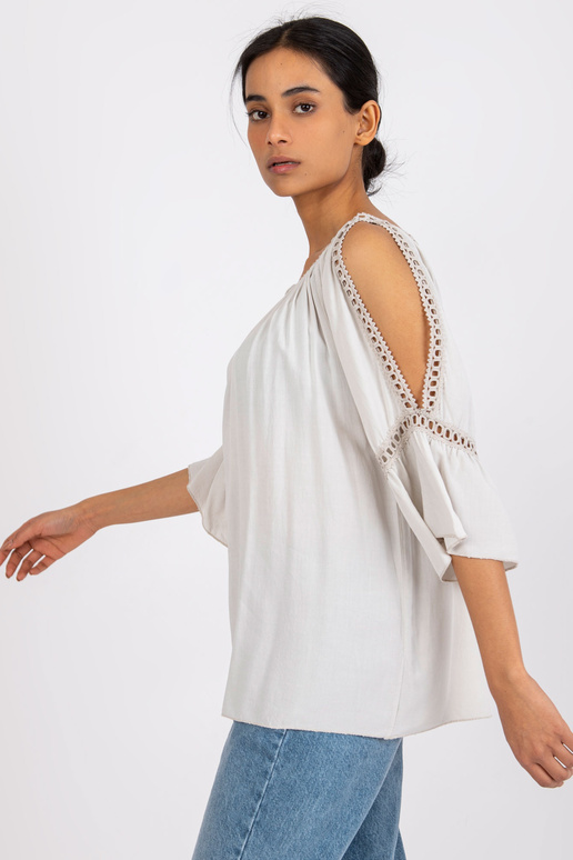 Béžová halenka s viskózou Kearney OCH...