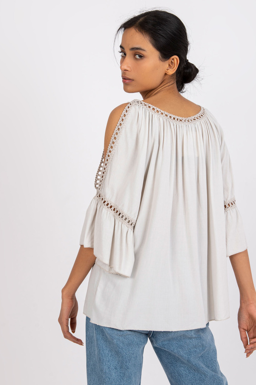 Béžová halenka s viskózou Kearney OCH...