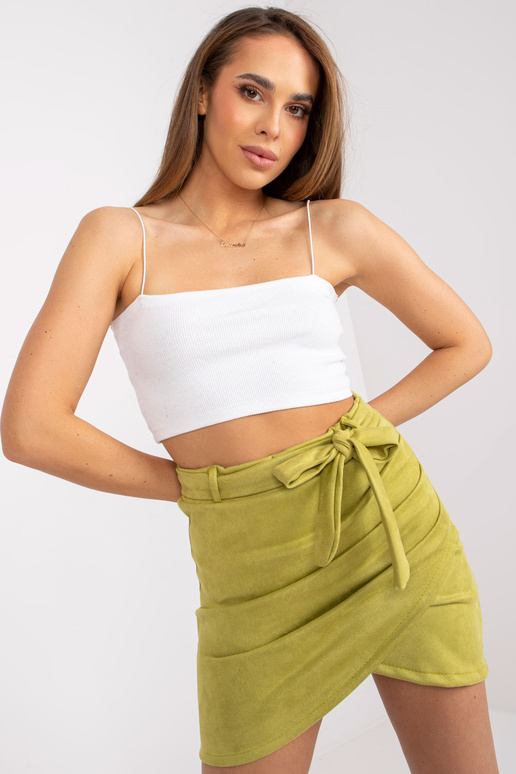 Limetkově modrá minisukně s volány... Limetkově modrá minisukně s volány...