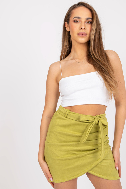 Limetkově modrá minisukně s volány... Limetkově modrá minisukně s volány...