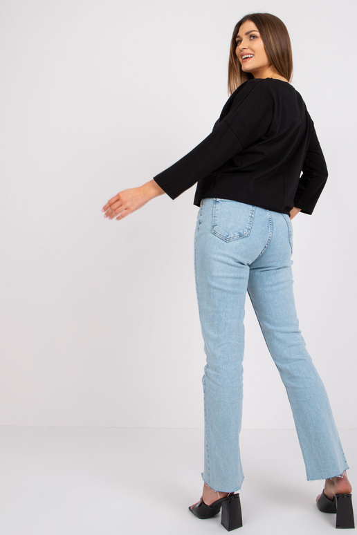 Černá bavlněná halenka Elizabeth RUE...