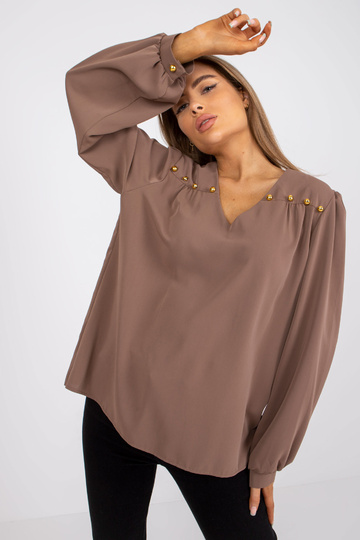 Tmavě béžová společenská... 2