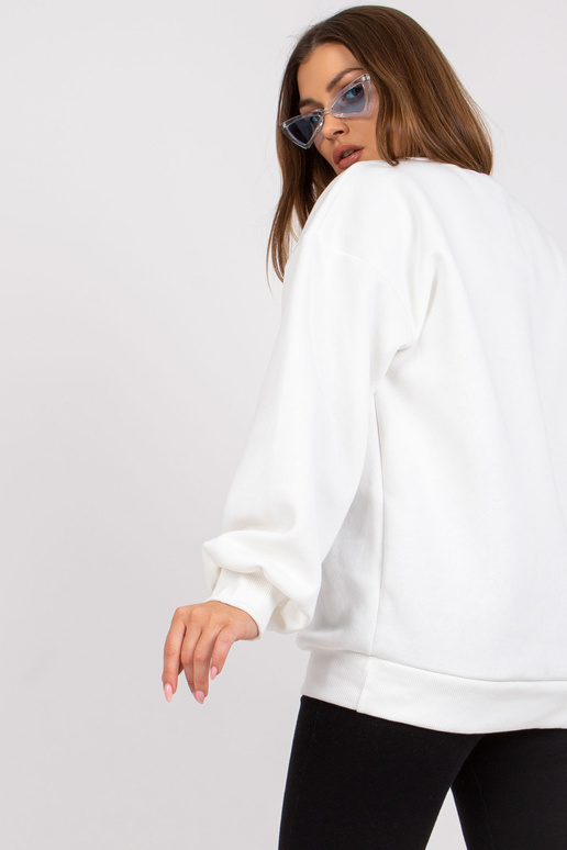 Bílá mikina s nápisem Madeira