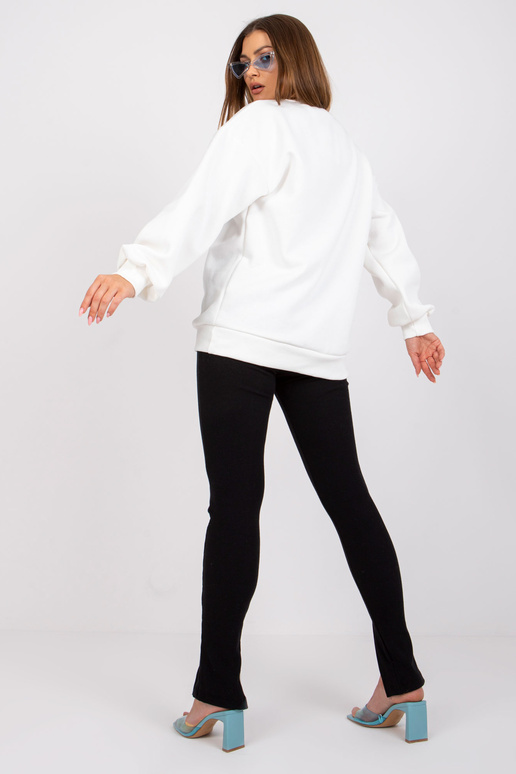 Bílá mikina s nápisem Madeira