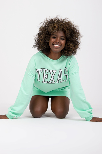 Mátová dlouhá mikina Poppy