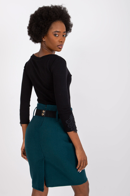 Černá proužkovaná halenka Alissia RUE...