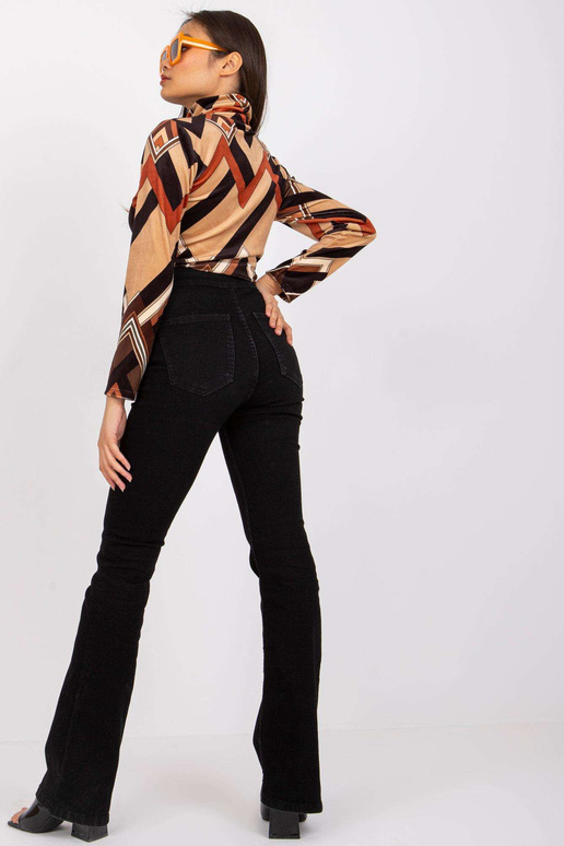 Hnědočerná roláková halenka Biloxi