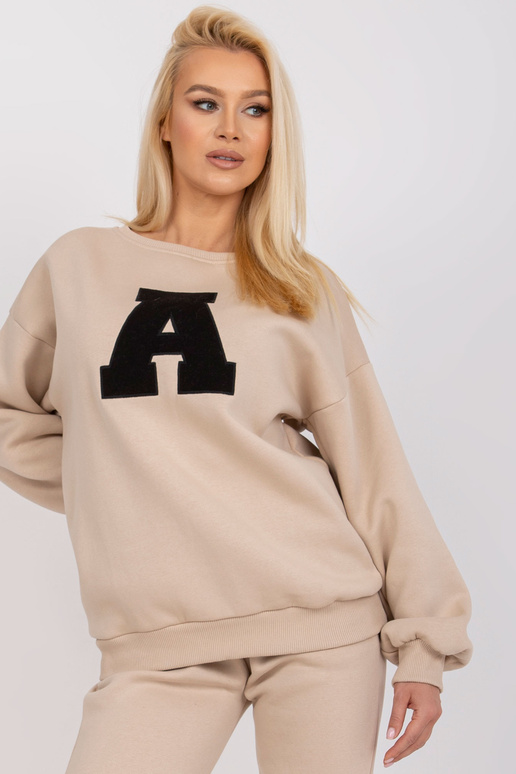 Béžová bavlněná mikina Edvige