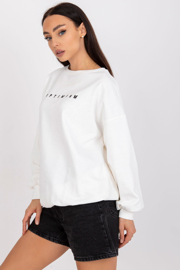 Ecru mikina bez kapuce s... 2