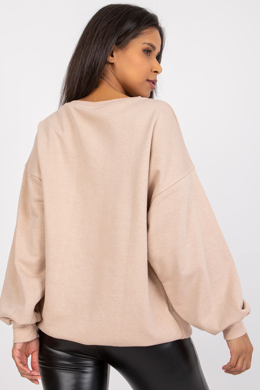 Béžová dámská mikina s nápisem Damiette