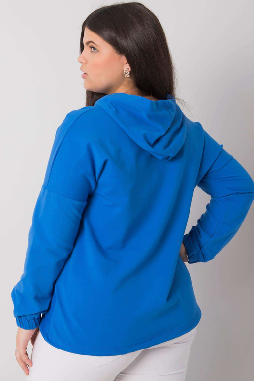 Mikina Kaylee Dark Blue Plus Size
