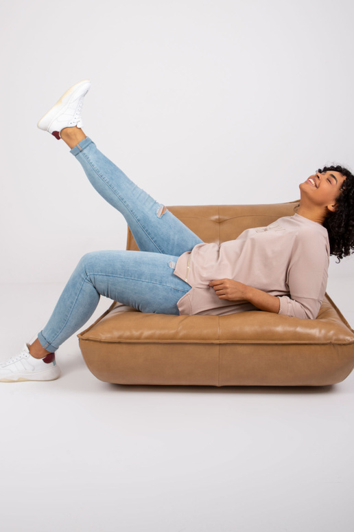 Světle béžová halenka větší velikosti...