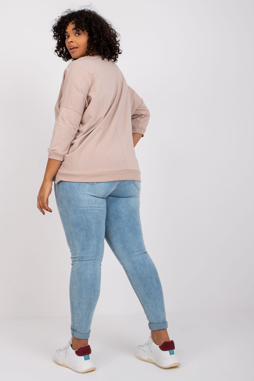 Světle béžová halenka větší velikosti...