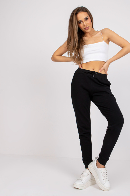 Černé bavlněné tepláky Jessica MAYFLIES