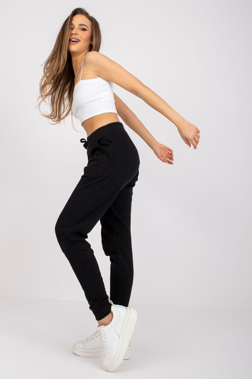 Černé bavlněné tepláky Jessica MAYFLIES