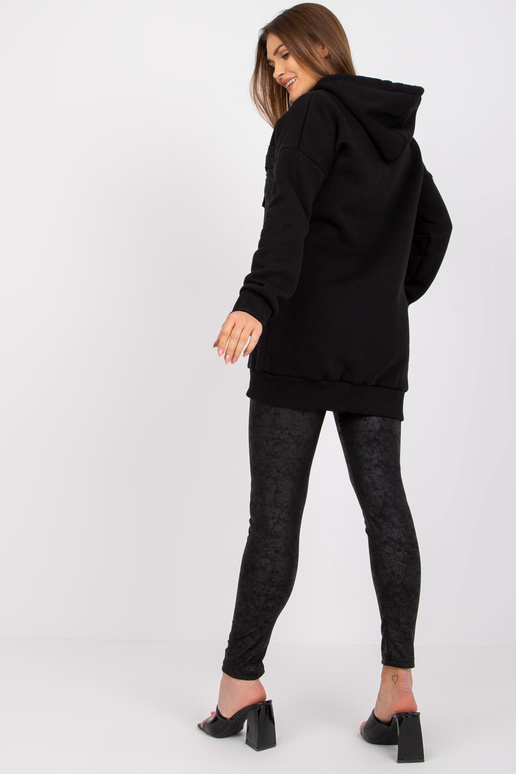 Černá dvoudílná tepláková souprava s...