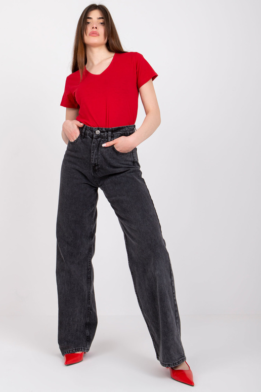 Vínové basic dámské tričko Salina...