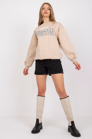 Béžová mikina s potiskem...