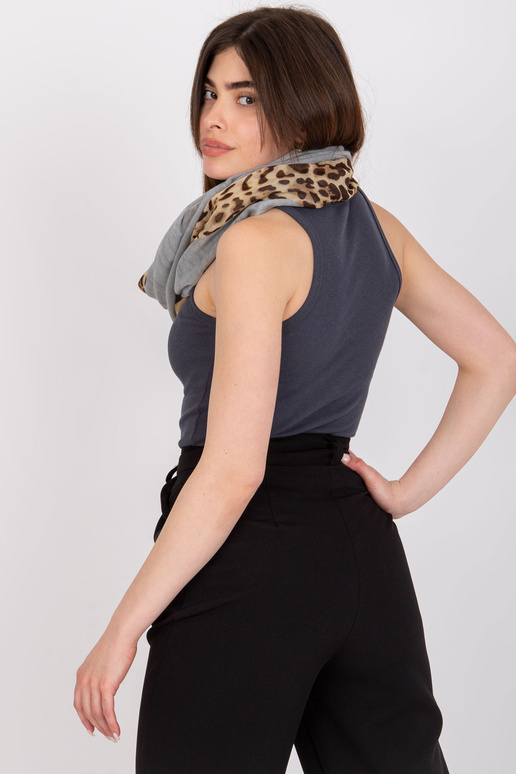 Šedý dámský závěsný komín