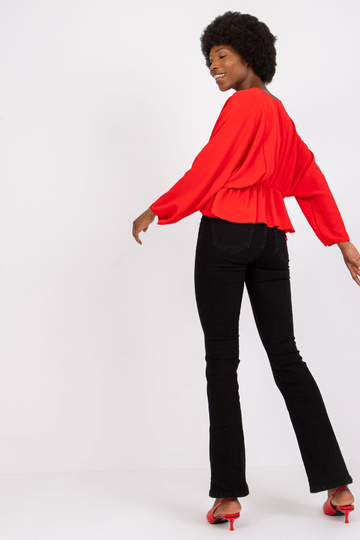 Červená halenka Raquela s...