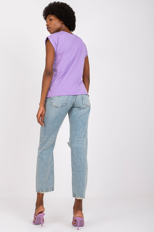 Revoluce fialového dámského trička s...