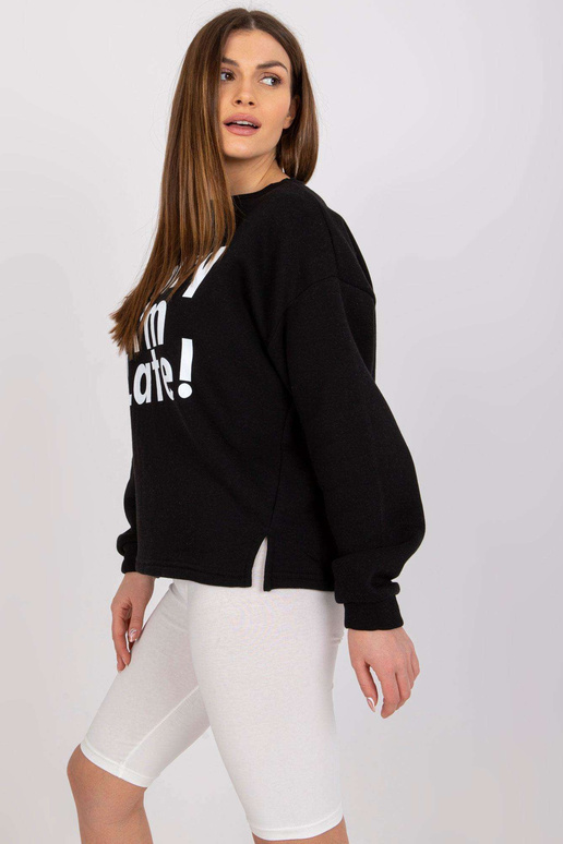 Dámská mikina bez kapuce Francisco Black