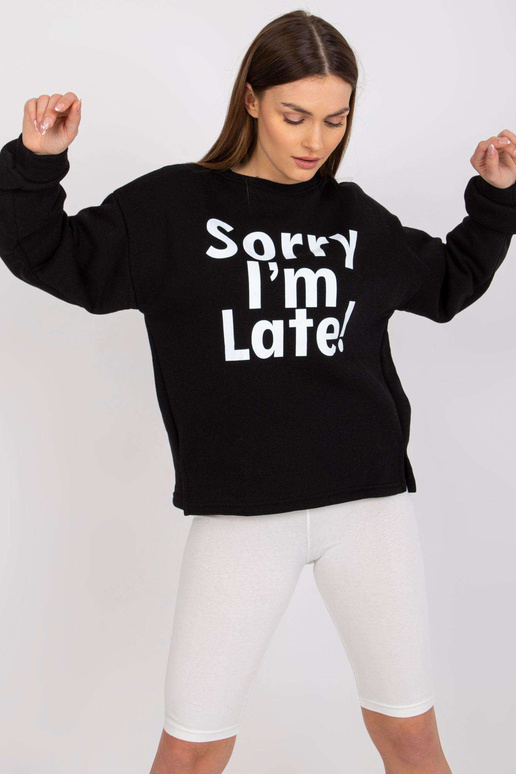 Dámská mikina bez kapuce Francisco Black