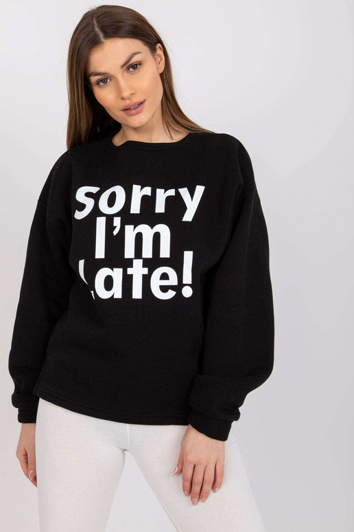 Dámská mikina bez kapuce Francisco Black