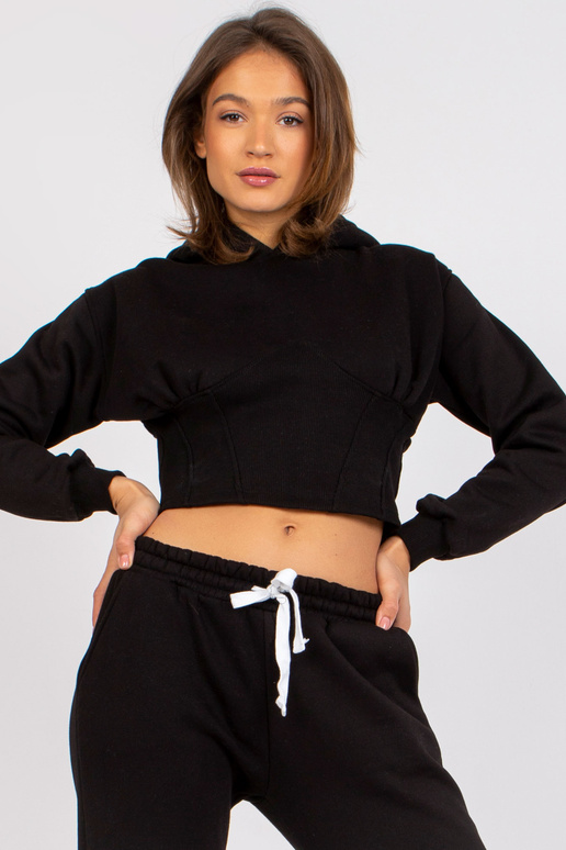 Černá tepláková souprava s kalhotami...