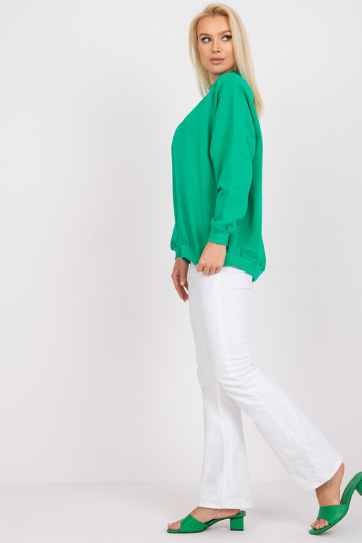 Zelená mikina Basic Twist