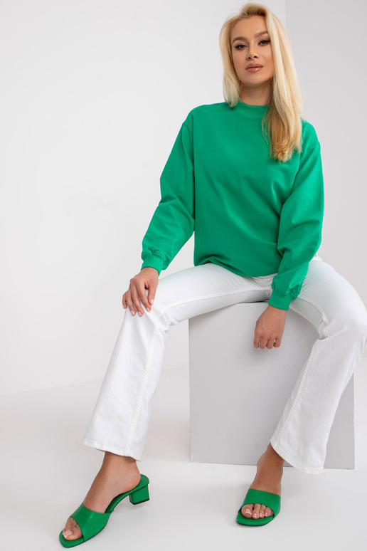 Zelená mikina Basic Twist