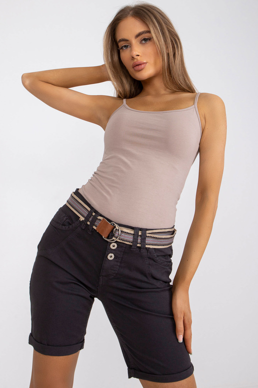 Grafitové ležérní šortky vyrobené z...