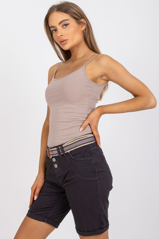 Grafitové ležérní šortky vyrobené z...