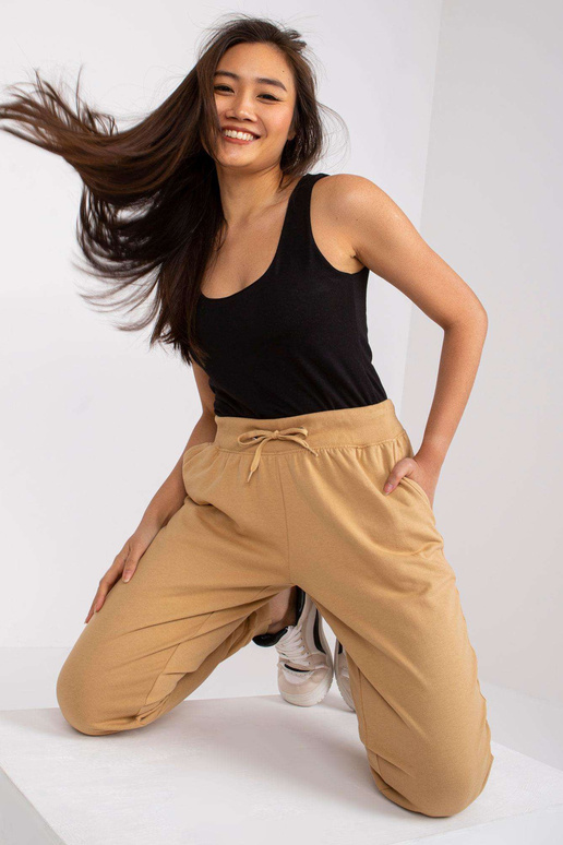 Camel bavlněné kalhoty Jessica MAYFLIES