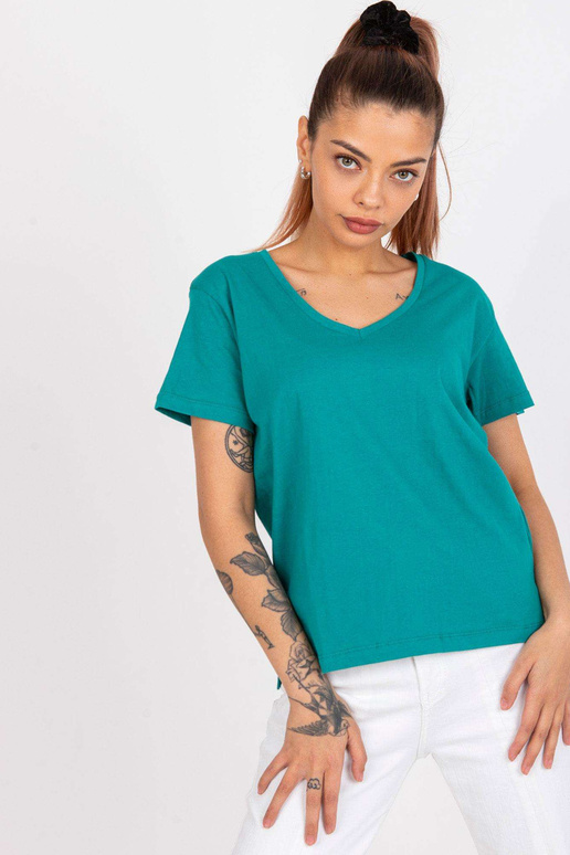 Zelené bavlněné tričko Salina MAYFLIES